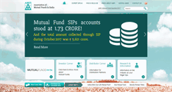 Desktop Screenshot of amfiindia.com