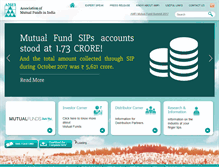 Tablet Screenshot of amfiindia.com